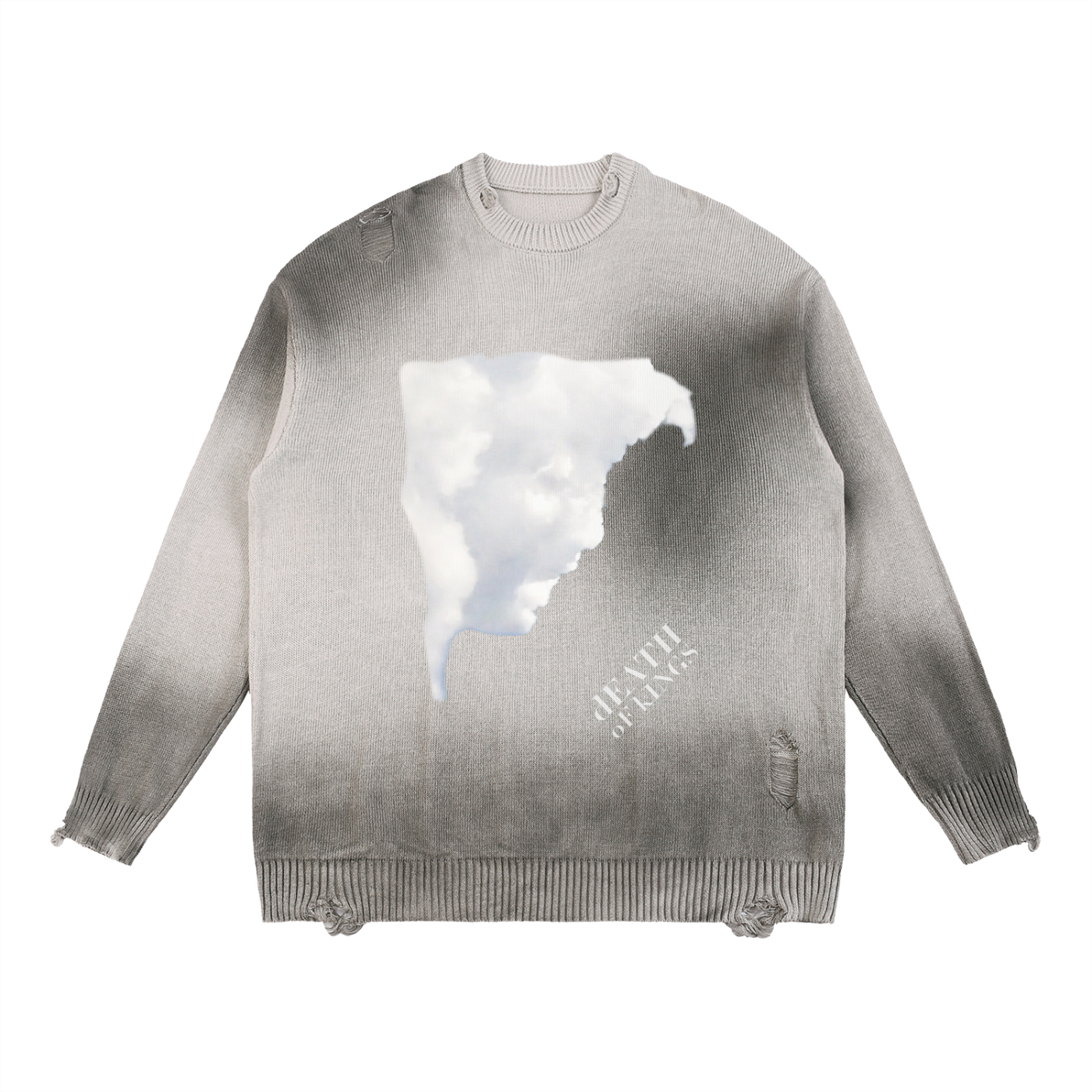 Distressed Cloud Sweater